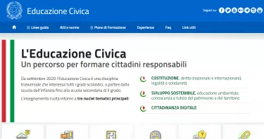 Il MIUR inaugura il nuovo portale online sull’Educazione Civica