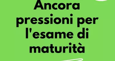 Pressioni per l'esame di maturità: Bianchi dice 