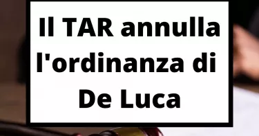 Il TAR annulla l'ordinanza di De Luca in Campania: decisione finale prevista l'8 febbraio